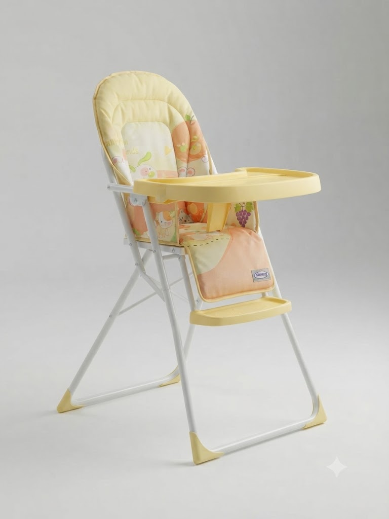 Silla Alta Para Beb├® Amarilla