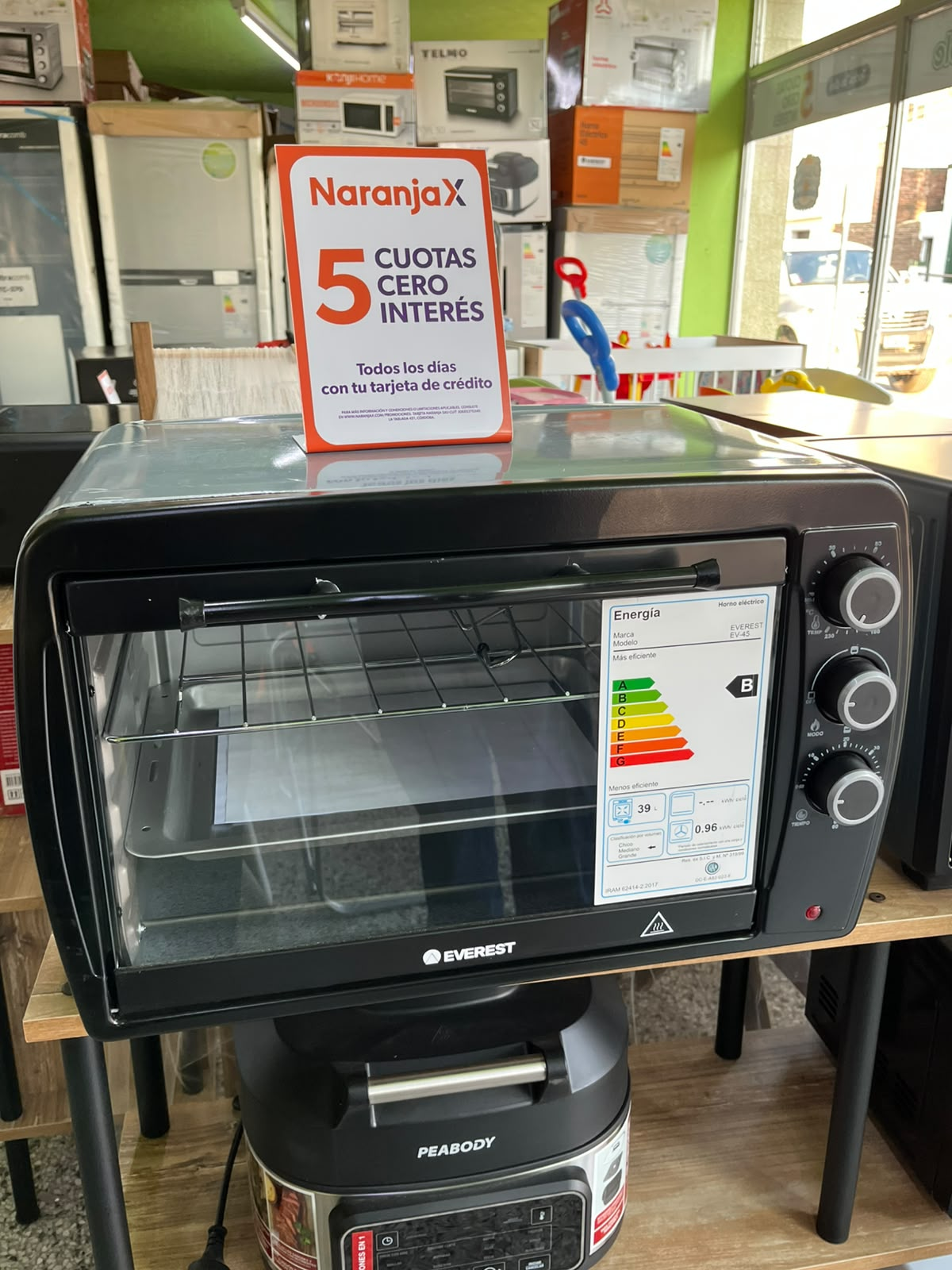 Horno eléctrico Everest